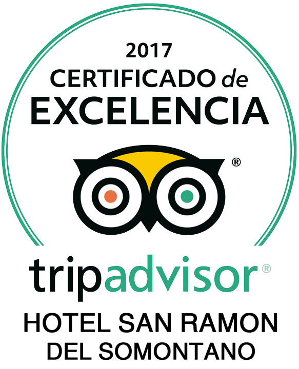 Certificado de Excelencia Tripadvisor 2017 Hotel San Ramón