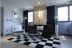 Sala de estar Suite San Ramón